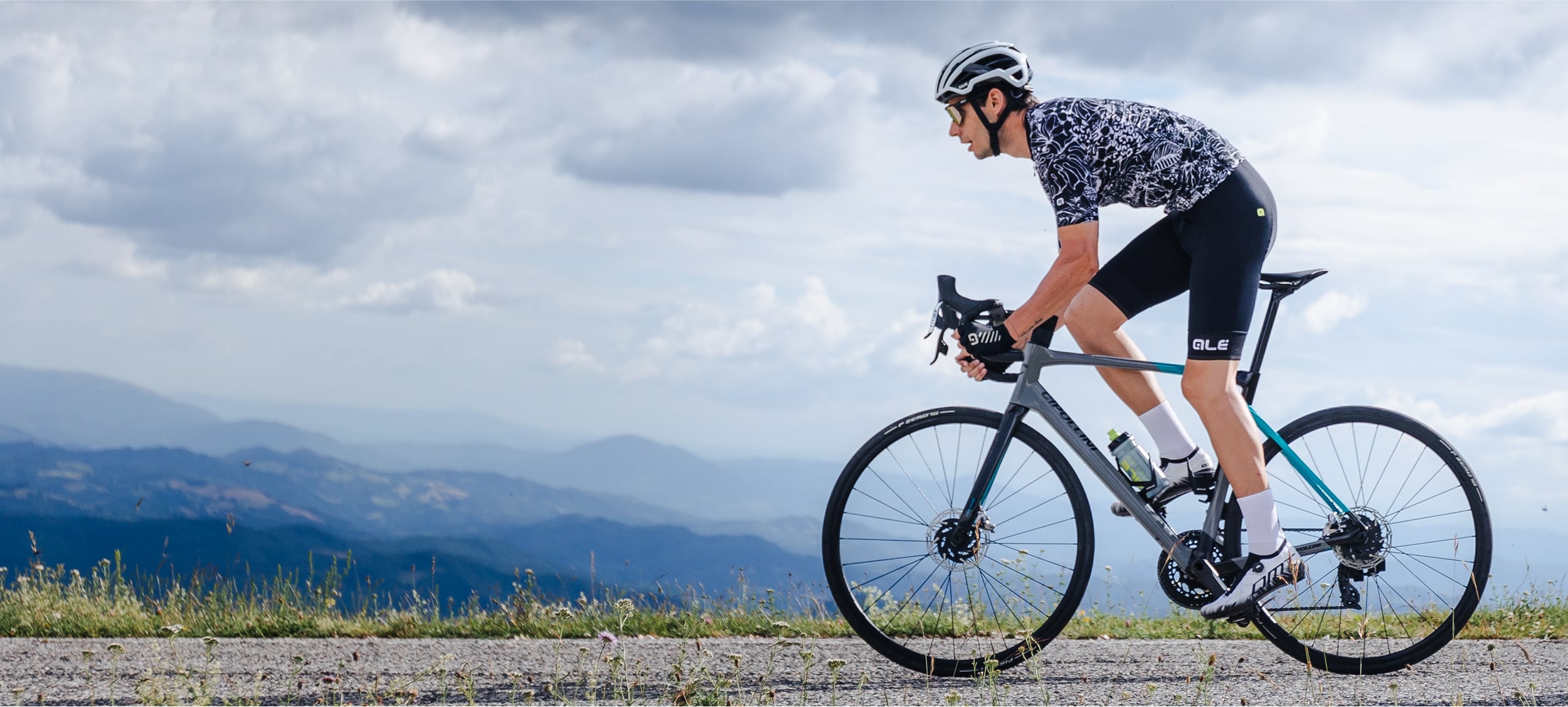 Spodenki rowerowe męskie Alé Cycling Solid Corsa 2.0